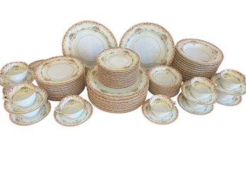 Vintage Noritake Fine Bone China Partial Set (89 Pieces)