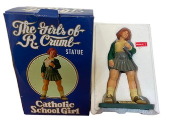 'The Girls Of R. Crumb' Catholic School Girl Statue