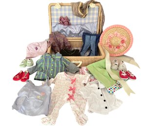 American Girl Dolls - Bitty Baby Suitcase Full Of Clothing