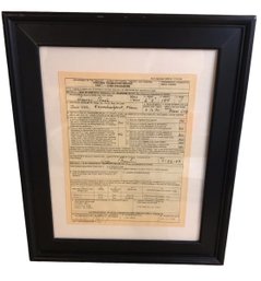 President George H. W. Bush Firearms Document SIGNED!