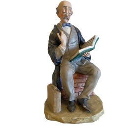 Vintage Capodimonte Lawyer By Pucci Porcelain Figurine