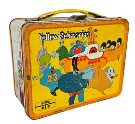 Original 1968 BEATLES 'Yellow Submarine' Metal Lunchbox