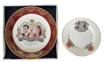 Vintage British Monarchy Porcelain Plates