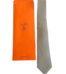 Hermes Paris Silk Necktie