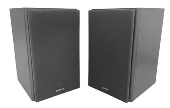 Pair Of Sony Bookshelf Speakers Model SS-H3500