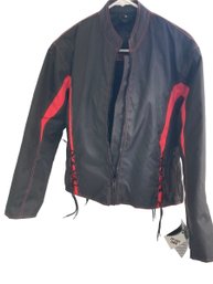 New With Tags ZONY XL Jacket Black Vented And Zip Out Liner