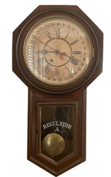 Antique Ansonia Clock Co. Regulator Clock