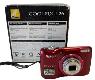 NIKON L26 Coolpix Digital Camera
