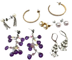 Pierced Earring Collection (A) - 6 Pairs