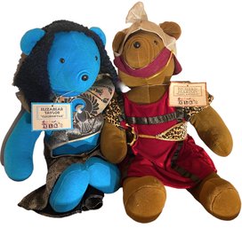 Two Vintage VIB Bears - North American Bear Company 'Elizabear Taylor & Richard Bearton'