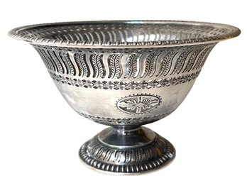 Antique Wilcox Pierce Quadruple Silver Plate Bowl
