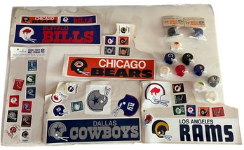 Partial Sets Of NFL Stickers Plus