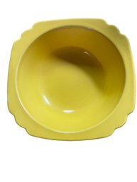 MCM Yellow Ceramic Bowl