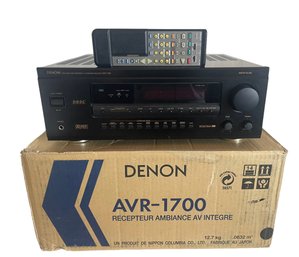 Vintage 2000 DENON 1700 Receiver In Original Box
