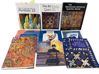 Grouping Of Books On Quilting