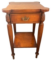 Petite Antique Side Table By Charak Furniture, Boston