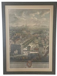 Large Italian Reproduction Print Of Rome 'Arch'