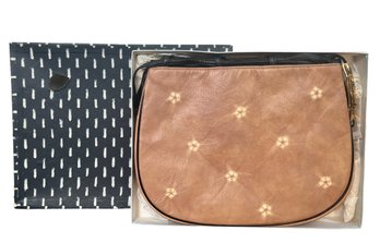 Vintage Matsuzakaya Leather Cinch Top Handbag - New With Tag In Box From Tokyo