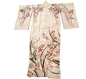 Vintage Custom Made Floral Kimono (A)