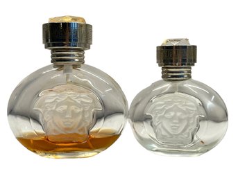 Two Versace Perfume Bottles