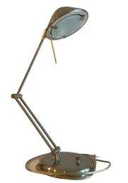 Brushed Nickel Flexible Desk Lamp