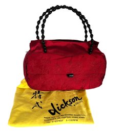 Vintage Red Silk Handbag From Dickson & Co. LTD. Hong Kong