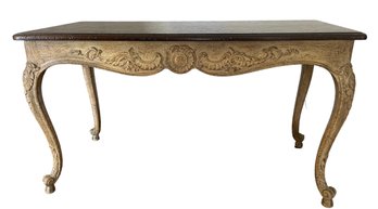 Stunning French Provincial Carved Wood Desk