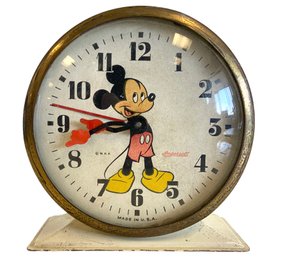 Vintage Walt Disney Productions 'Mickey Mouse' Alarm Clock