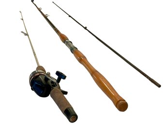 Three Vintage Fishing Rods