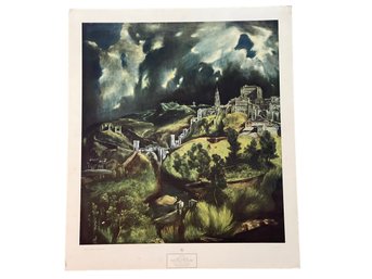 Mounted Poster Of El Greco's 'View Of Toledo'