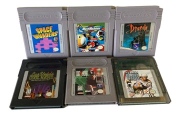 Six Nintendo Game Boy Computer Games - Space Invaders