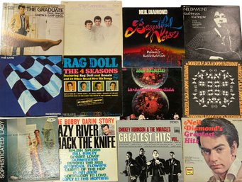 Forty-Two Popular Music Vinyl Record Albums