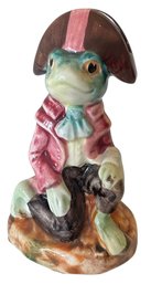 Cute Vintage Majolica Frog Figurine By C. R. Tallin