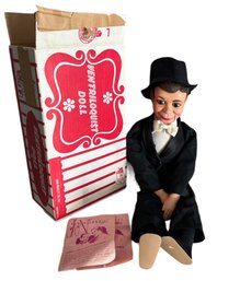 Vintage Charlie McCarthy Ventriloquist Doll In Original Box