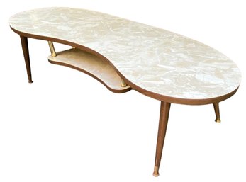 MCM Sun Tables Kidney Shaped Coffee Table