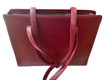 Red Tote Bag/Briefcase From Mimi DiCarlo