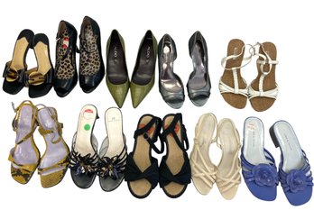 Ten Pairs Of Womens Shoes Size 6.5 (H)