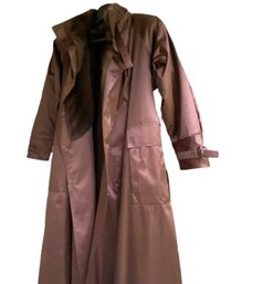 Vintage Mink Lined Raincoat From Kramers, New Haven (D)
