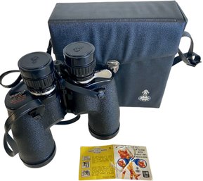 Vintage Tasco Model 105 Wide Angle Zoom Binoculars 8X 15 X 50