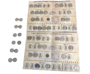1968 Shell Oil Company 'Mr. President' Coin Game Collection