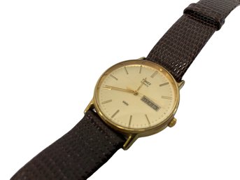 Timex Quartz Men's Watch On Leather Strap