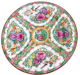 Antique Famille Rose Porcelain Plate (A)