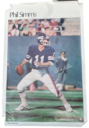 Phil Simms- NY Giants Poster