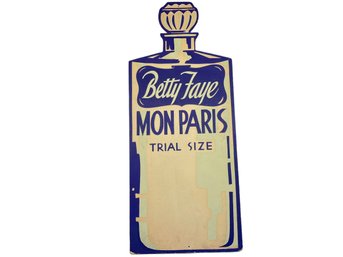 1930s BETTY FAYE MON PARIS Perfume Art Deco Advertising Card