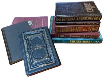 Four Deluxe Art Scroll Prayer Books & Other Judaica Books