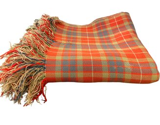 Mid Century Wool Picnic Blanket