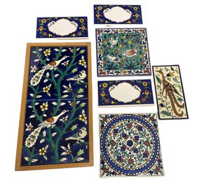 Hand Painted Jerusalem Pottery Tiles