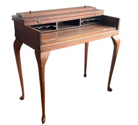 Slim Antique Convertible Fold Out Desk - Appraised Value $1000