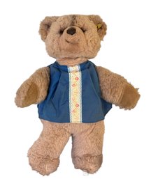 Vintage Steiff 'Paddy' Teddy Bear With Blue Vest