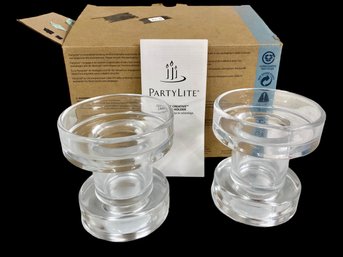 New In Box Party Lite Clearly Creative Candle Holder